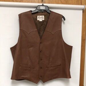 Scully Western Leather Vest